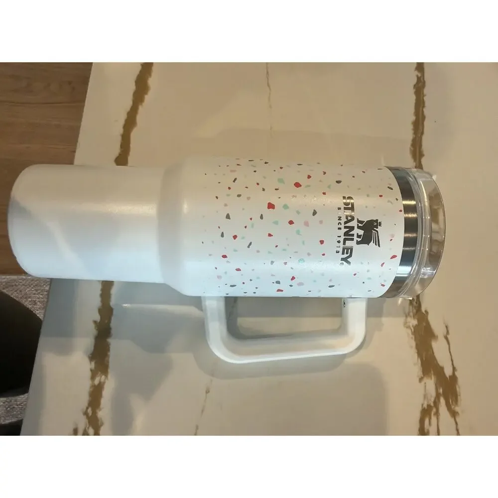 Stanley Adventure Travel Quencher Tumbler 40oz Confetti Terrazzo - Picture 4 of 7